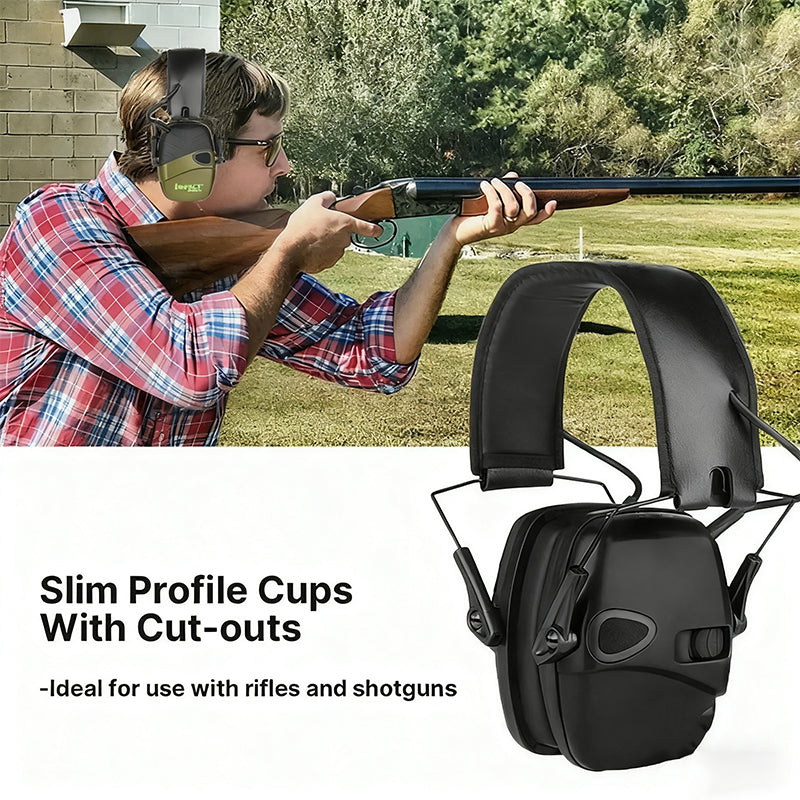 Electronic Shooting Ear Protection Headphones – Noise Reduction & Hearing Safety