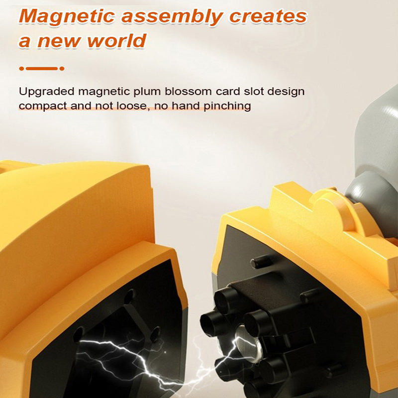 🎁🔥Limited Time 50% Off💓👦Magnetic Transform Engineering Car Assembled Toys