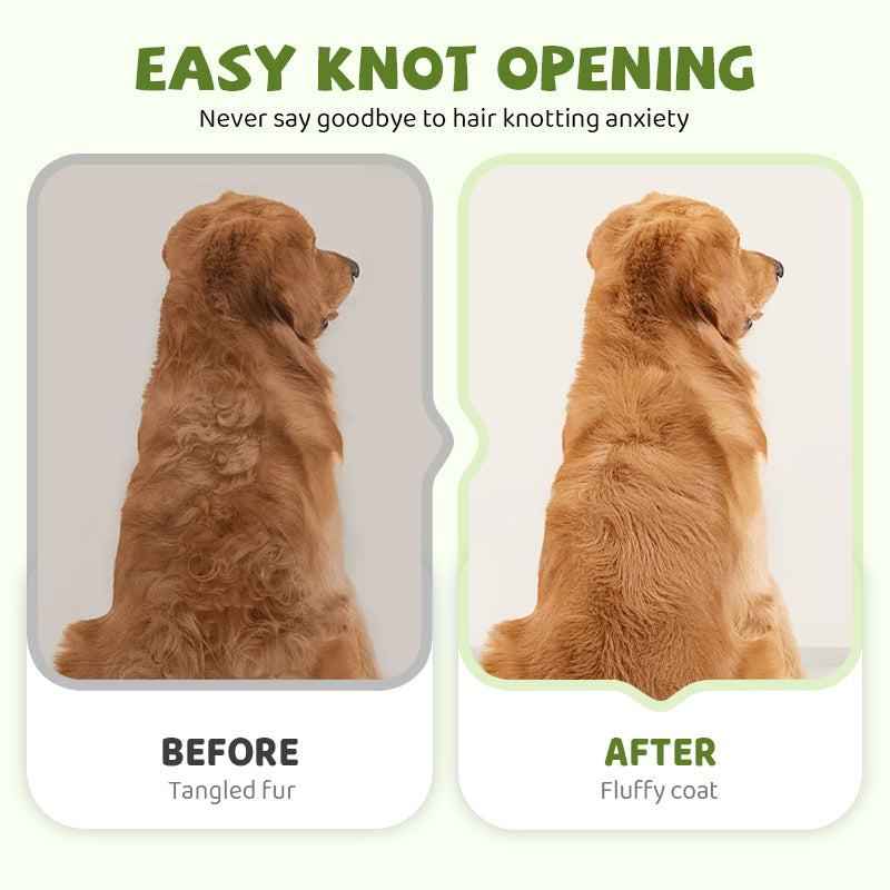 Self-Cleaning Pet Grooming Brush