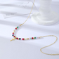 Colorful Beaded Cross Necklace