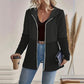 Women’s Trendy Hooded Long Sleeve Zip-Up Jacket