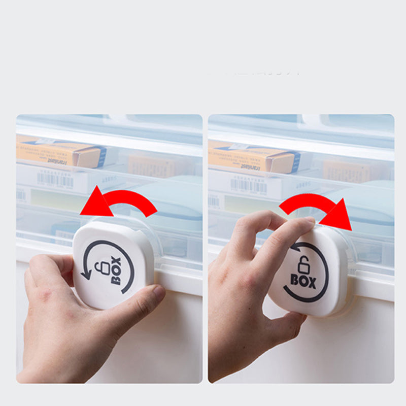Household Multi-Tier Large Capacity Medicine Box
