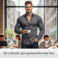 📢📢50% OFF !!!⏰Men's Solid Color Lapel Long Sleeve Button-Down Shirts