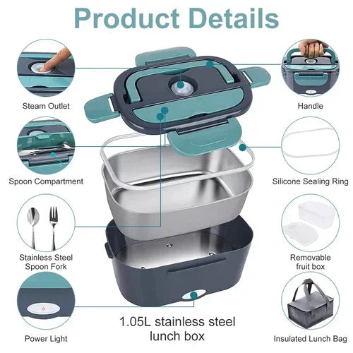 🔥Insulated Portable Heated Lunch Box