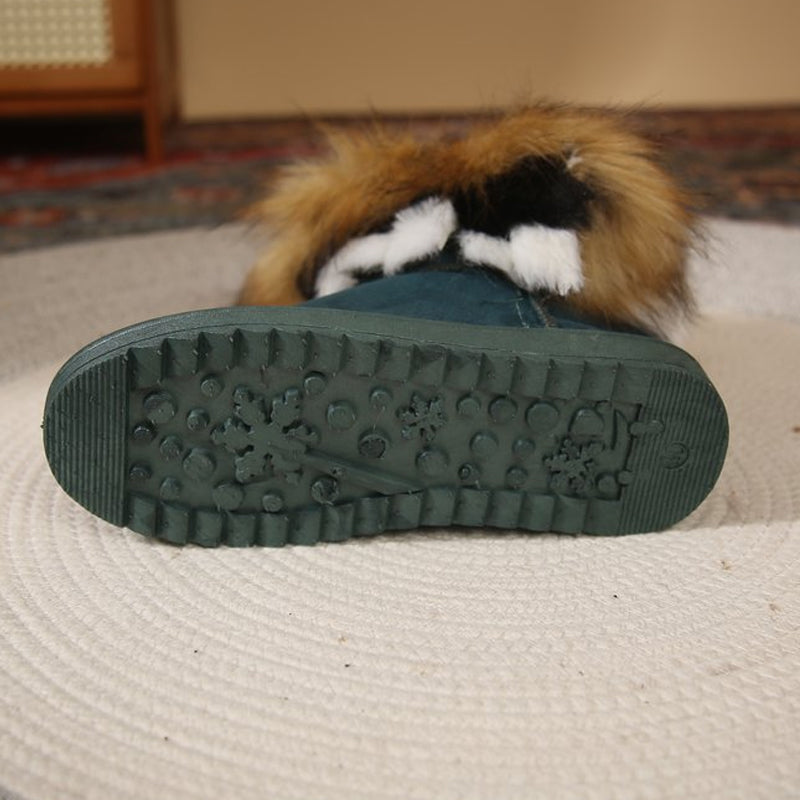 Women's Slip-On Plush Snow Ankle Booties