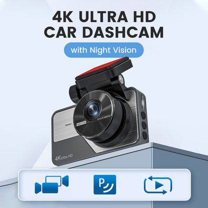 🎁Free shipping-🎁4K Ultra HD Car Dashcam with Night Vision