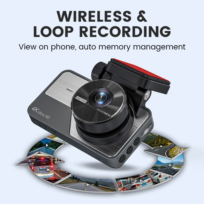 🎁Free shipping-🎁4K Ultra HD Car Dashcam with Night Vision