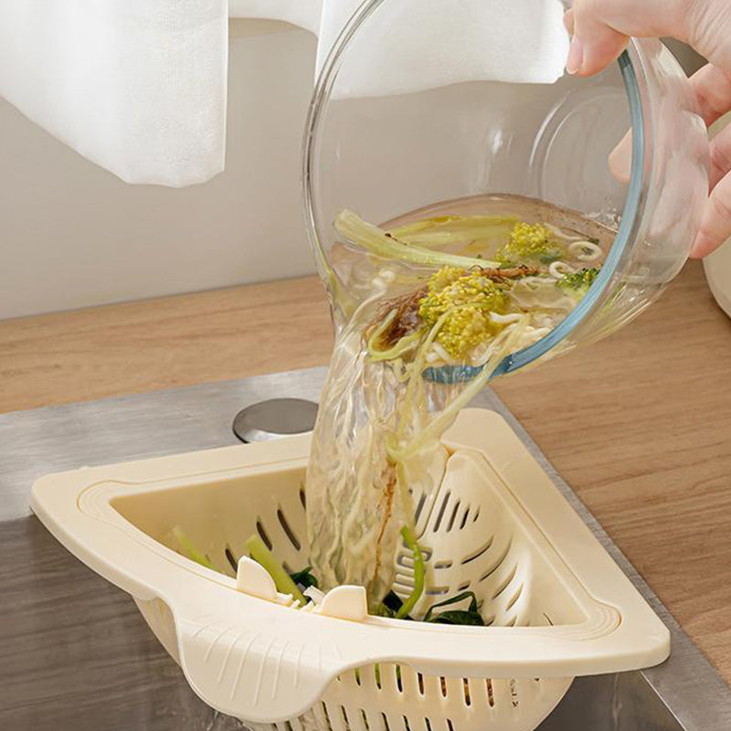 🔥Limited-time offer-Magnetic Suction Space-Saving Corner Sink Strainer