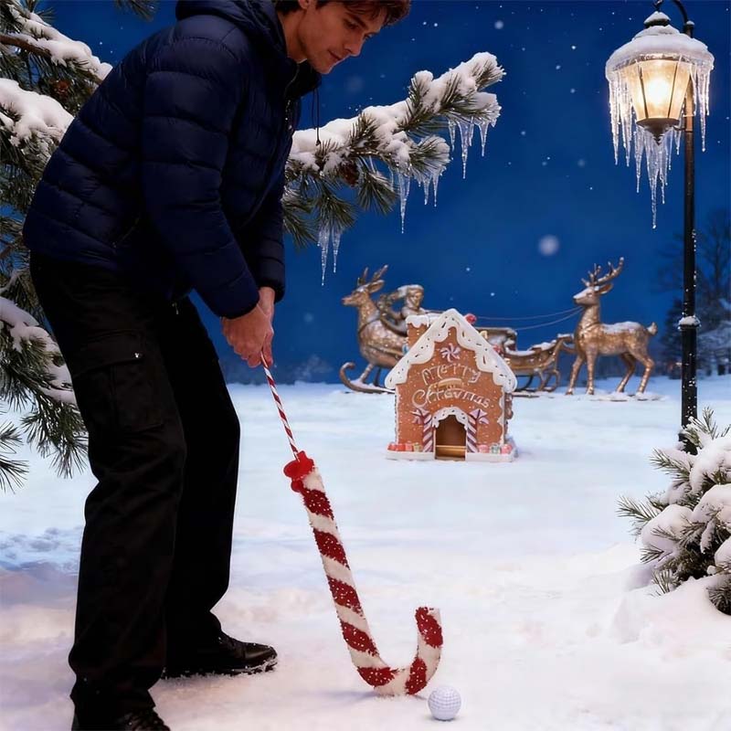 🎄⛳ Christmas Gingerbread Golf Game Set 🧑‍🎄