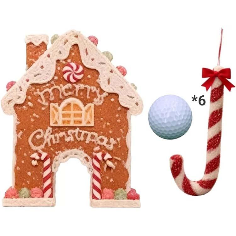 🎄⛳ Christmas Gingerbread Golf Game Set 🧑‍🎄