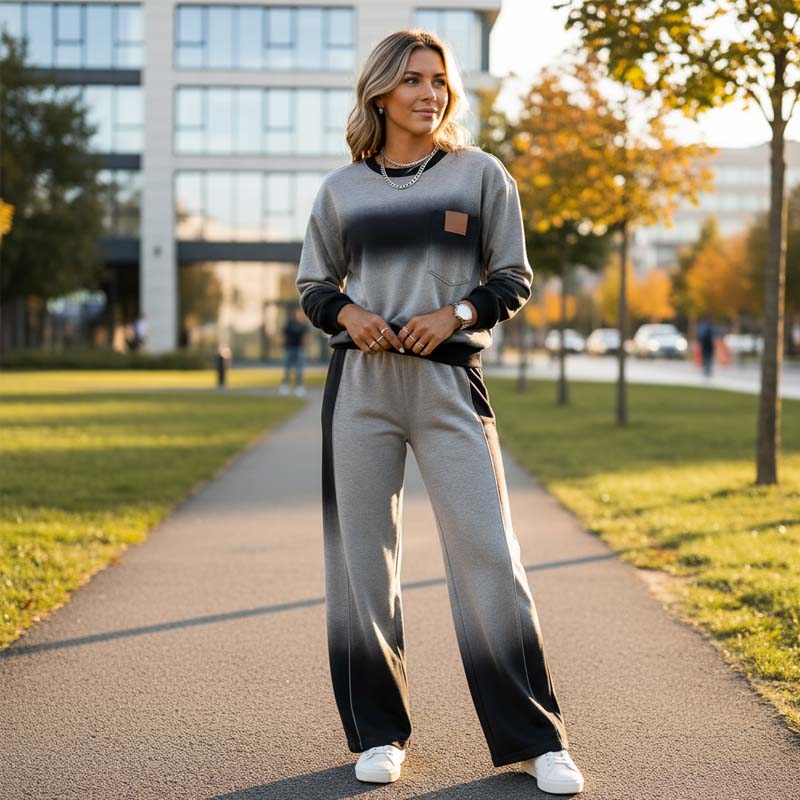 🔥Hot Sale Offers-Women's Casual Gradient Top and Pants Set