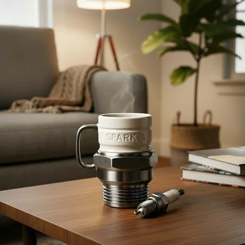 Creative Spark Plug Mug