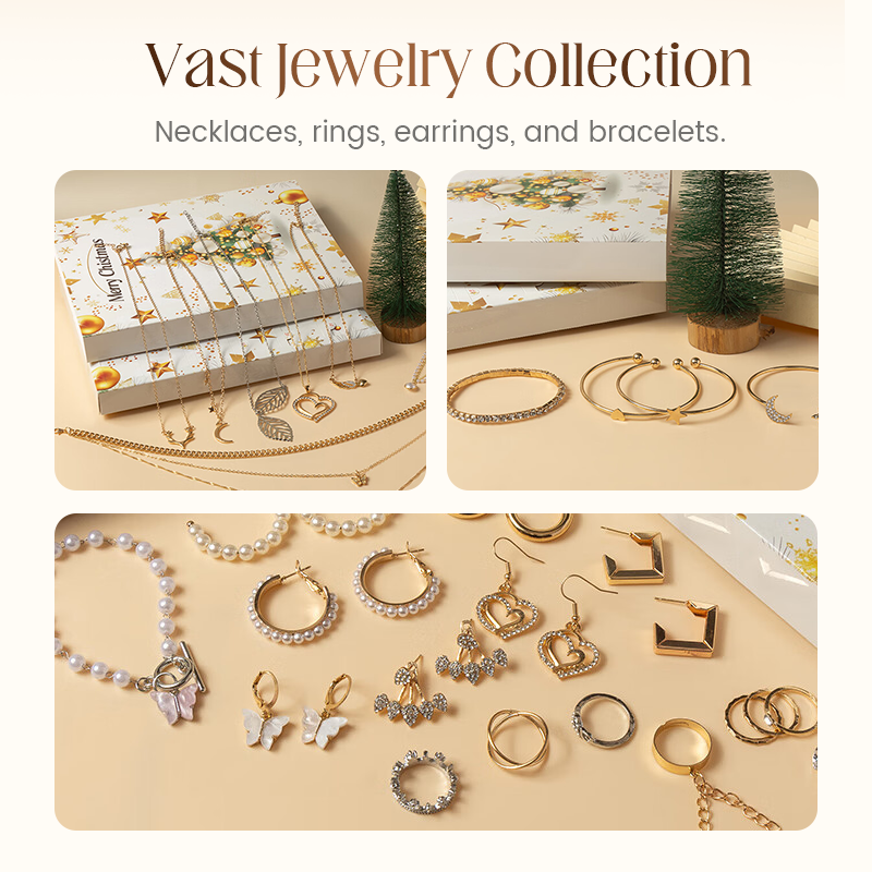 🔥Hot Sale Offers-24-Grid Christmas Jewelry Set