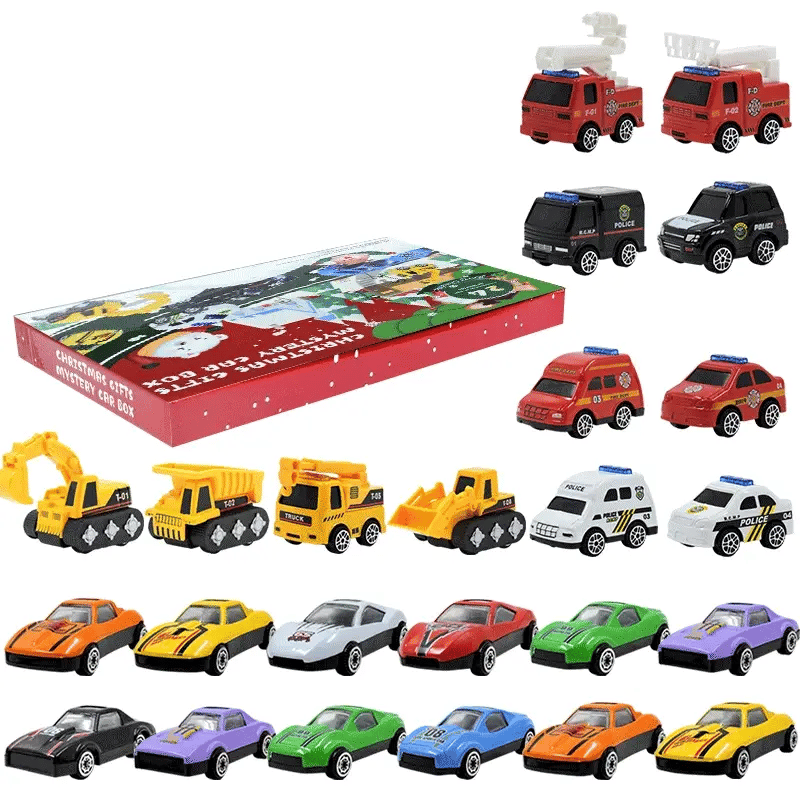 Construction Engineering Vehicle Advent Calendar For Christmas