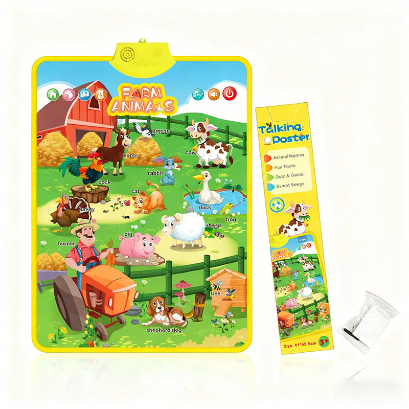 Electronic Interactive Alphabet Wall Chart for Toddlers