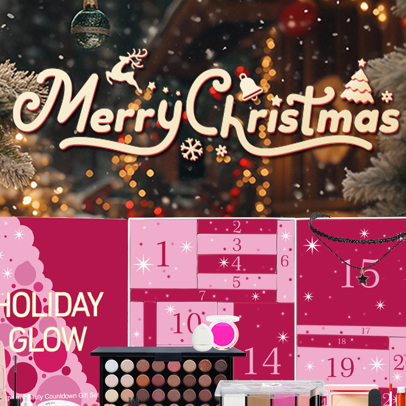 💝Best Gift💝【Makeup Advent Calendar Gift Set】✨ — All-in-one kit with 40-color eyeshadow palette & daily surprises!💄