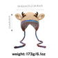 🎅Surprise price🎄🦌Handmade Knitted Christmas Antler 2-in-1 (Hat/Handbag)🧶