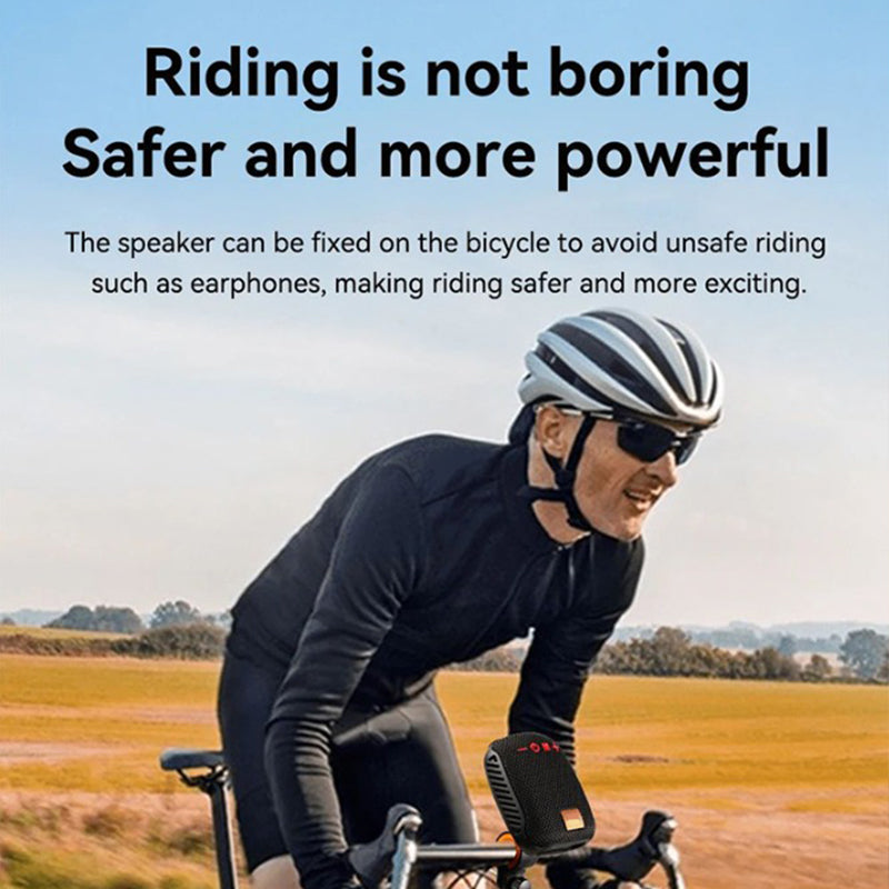 🔈🔈60% OFF🚲Bluetooth sports speaker for bicycles – IPX5 waterproof, TWS & MicroSD card support 🚴‍♂️🔊