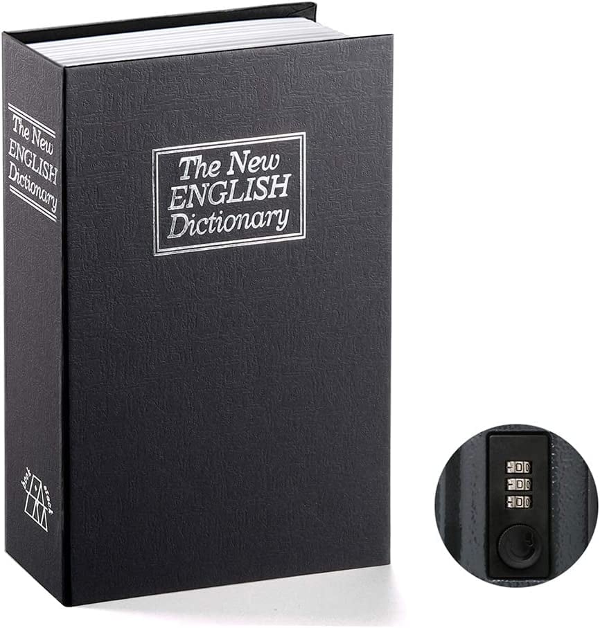 🔒Hidden Book Safe Dictionary Secret Storage Box with Lock💵