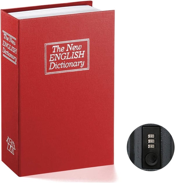 🔒Hidden Book Safe Dictionary Secret Storage Box with Lock💵