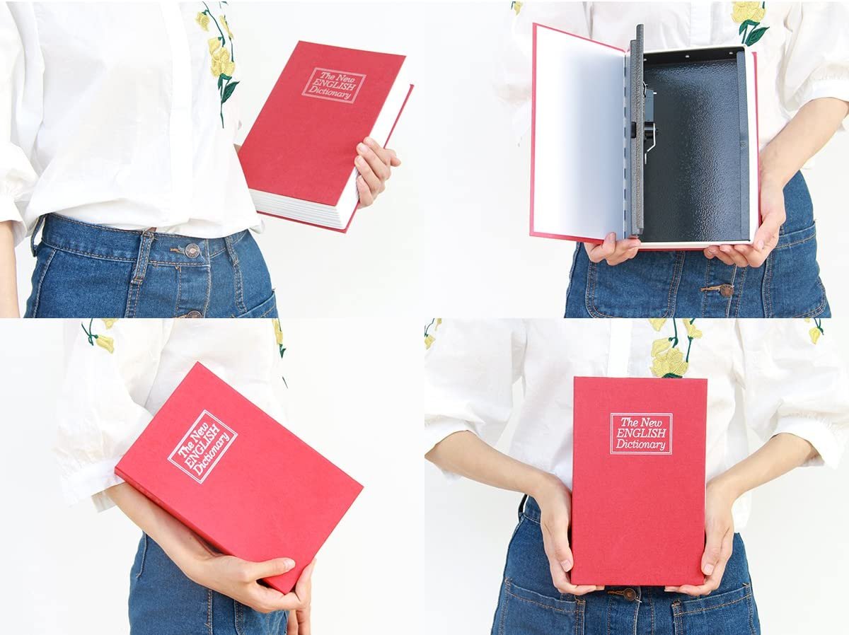 🔒Hidden Book Safe Dictionary Secret Storage Box with Lock💵