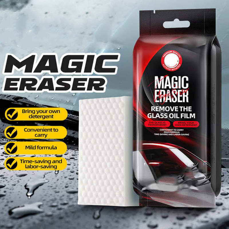 🚗 Magic Car Glass Cleaning Sponge | Crazy Friday + Christmas Double SALE | Streak-Free Film & Window Polish, Reusable & Waterproof | Ultimate Auto Detailing Gift 🎄✨