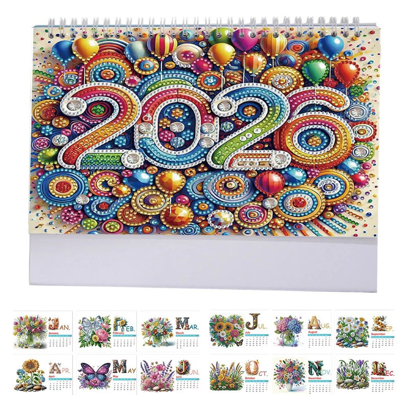 2026 Standing Desk Calendar DIY Diamond Art Painting