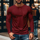⚡Black Friday Flash Deal!Men’s Slim Fit Henley Long Sleeve T-Shirt 🔥Direct 50% Off, King of Cost Performance!
