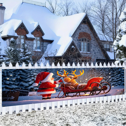 🔥 Christmas special offer: 50% discount 🎉Outdoor Merry Christmas Hanging Banner