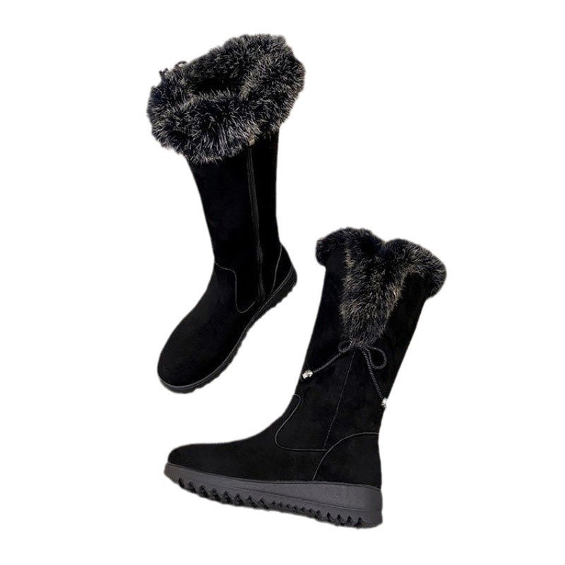 🎉Limited Sale🎉Women's Convenient Warm Anti-Slip Wear-Resistant Mid-Calf Boots