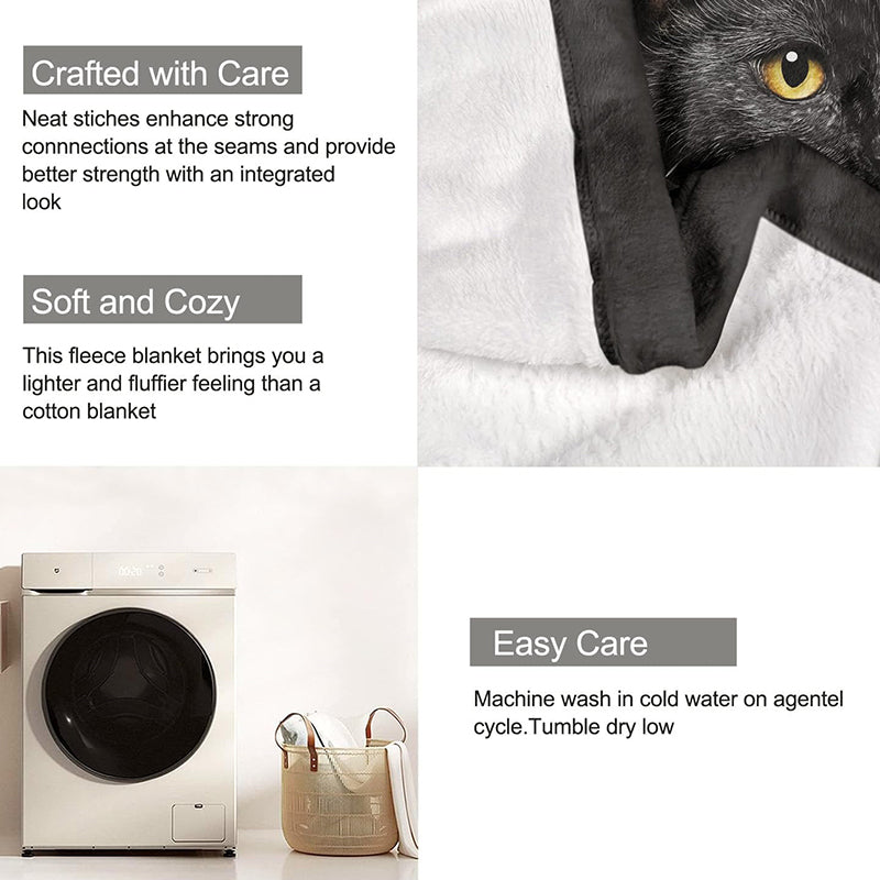 ⏳LAST DAY SALE 50% OFF!⏰🐱Black Cat All-Season Cozy Blanket