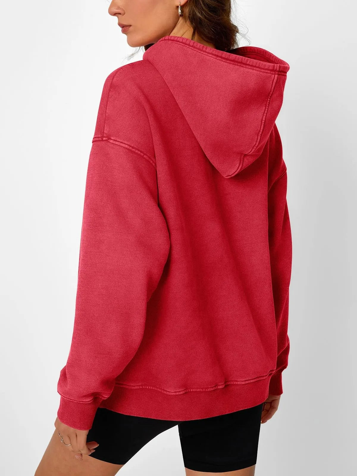 🔥LAST DAY SALE 49% OFF!!💥🎁Womens Acid Wash Hoodie Oversized Long Sleeve Fall Fashion Sweatshirts