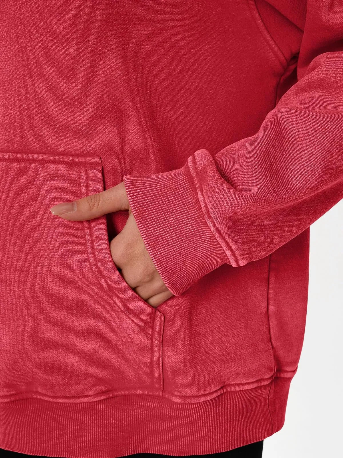 🔥LAST DAY SALE 49% OFF!!💥🎁Womens Acid Wash Hoodie Oversized Long Sleeve Fall Fashion Sweatshirts