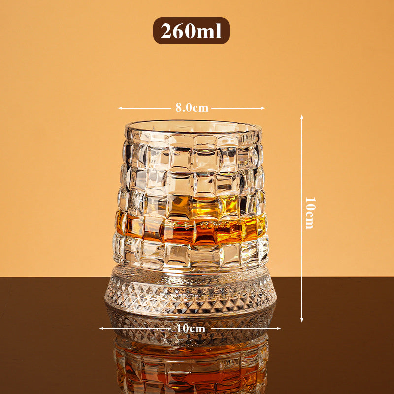 🥛💎New Year Hot Sale 50% OFF✨🔥360° Rotating Whiskey Glass Tumbler