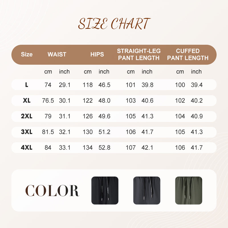 Men's Warm-Lined Waterproof Pants with Drawstring