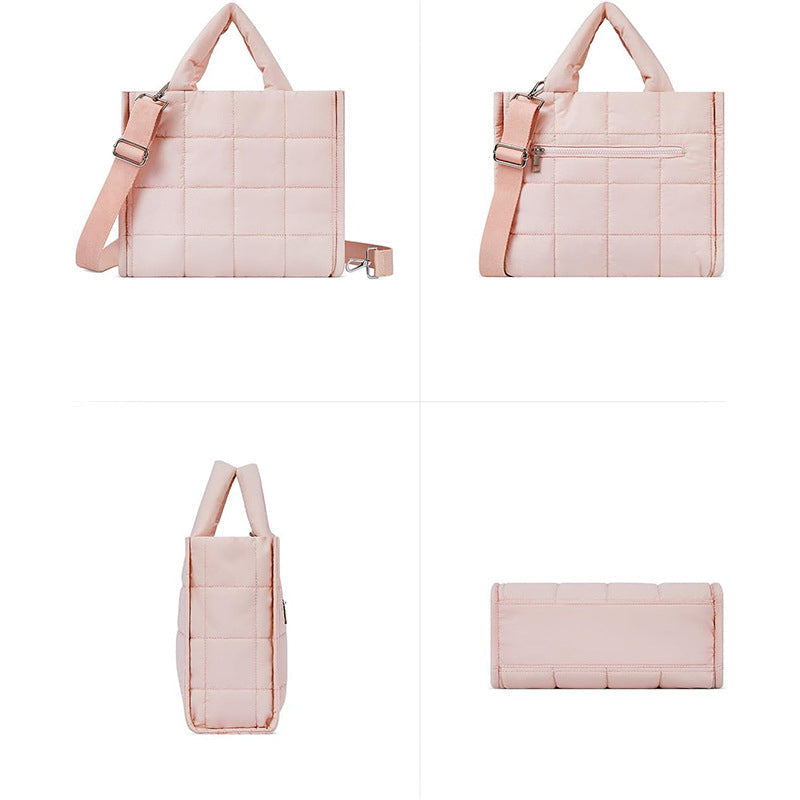 Waterproof Lightweight Quilted Tote Bag for Women