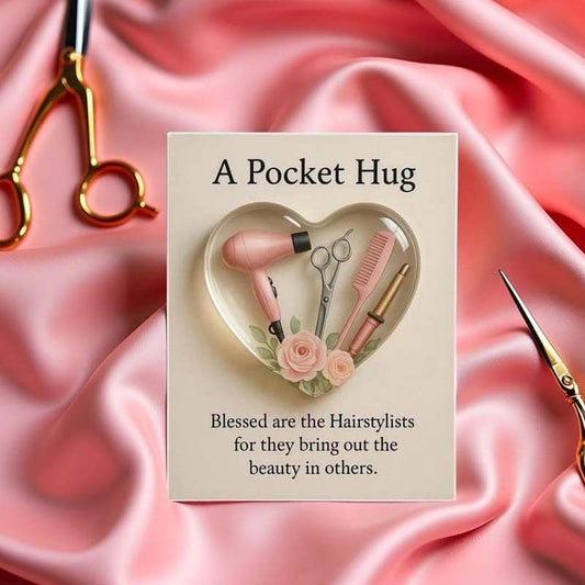❤️ Christmas Gift Tip – Heart-Shaped Pocket Hug for Hairdressers! A small gesture with a big meaning. ✨