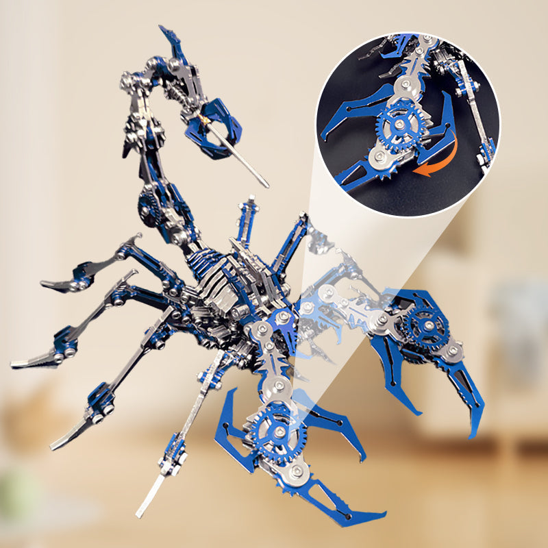 🛠️ 50% OFF NOW! 🦂 3D Scorpion Metal Puzzle – Mechanical Assembly Model, Challenging & Decorative 🧩⚙️