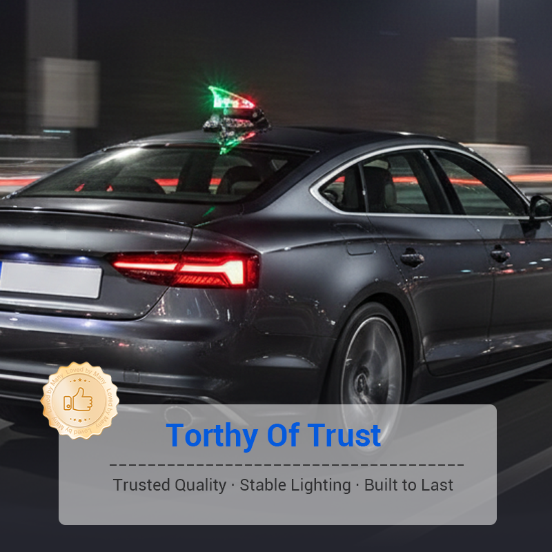 🔥New Year's Special Offer:50% OFF🎉Car Shark Fin Wind Decorative Light