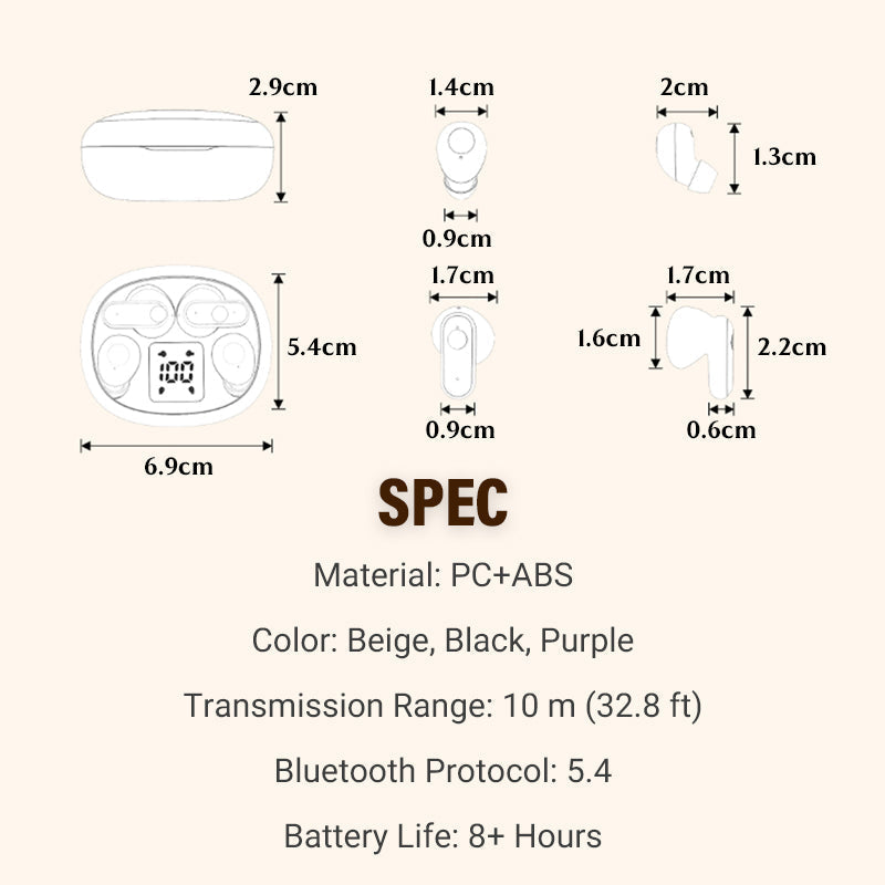 🥳2026 HOT SALE🥳💞50K+ SOLD!🎧 🔋 Dual Earbuds with LED Case – Grab & Go. 🚀📞