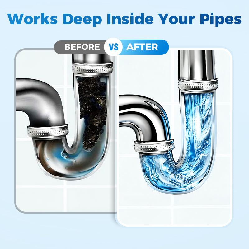 4-in-1 Powerful Pipe Unclogging Powder