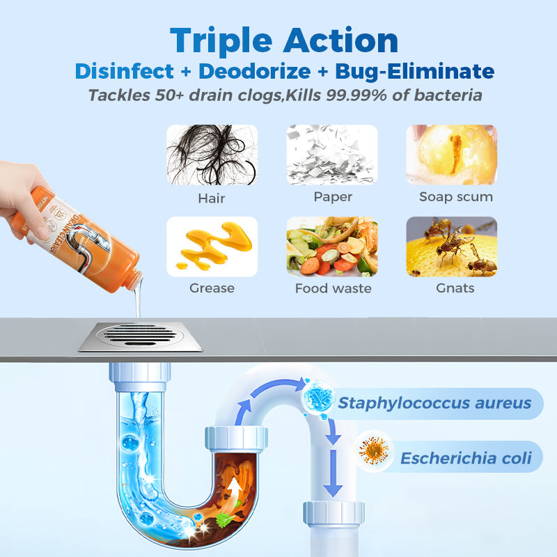 4-in-1 Powerful Pipe Unclogging Powder