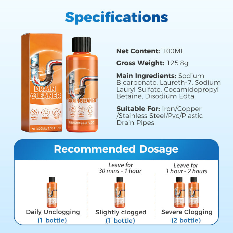 4-in-1 Powerful Pipe Unclogging Powder