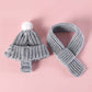 Knitted Pet Hat and Scarf Set