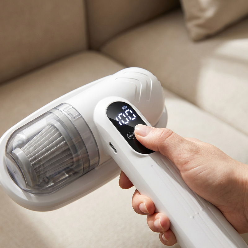 Bed Vacuum Cleaner with UV-C Light