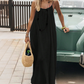 🏖️Last day sale 57% OFF💕20K+ SOLD!⚡Women's Casual Backless Spaghetti Strap Maxi Dress