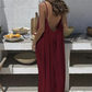 🏖️Last day sale 57% OFF💕20K+ SOLD!⚡Women's Casual Backless Spaghetti Strap Maxi Dress