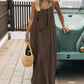 🏖️Last day sale 57% OFF💕20K+ SOLD!⚡Women's Casual Backless Spaghetti Strap Maxi Dress