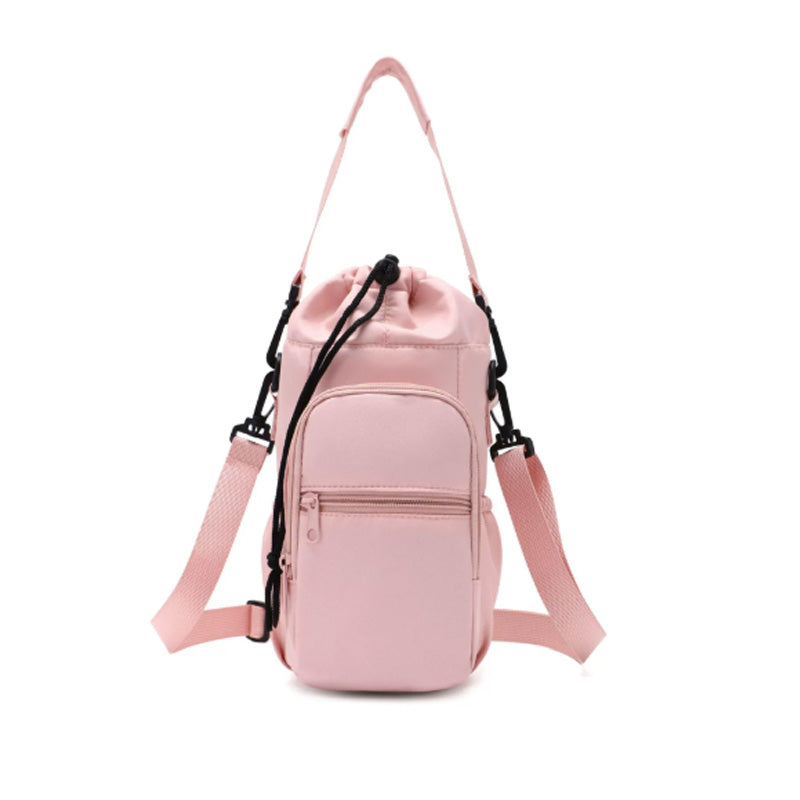 Water Bottle Carrier Bag with Phone Pockets