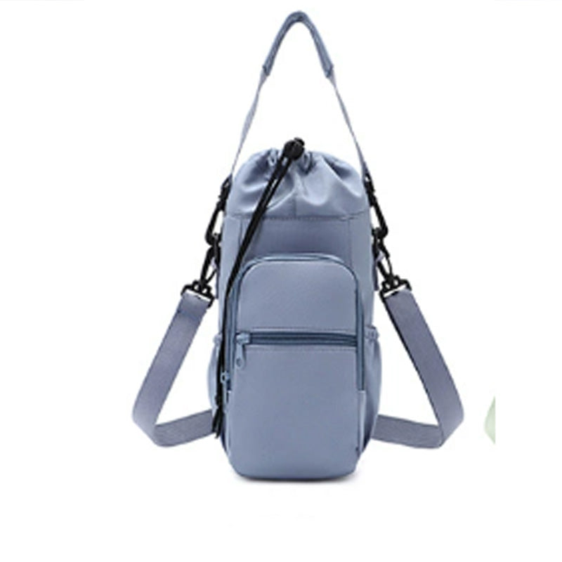 Water Bottle Carrier Bag with Phone Pockets